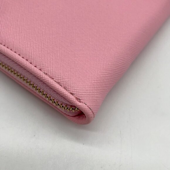 Dasein Pink And Gold Zip-Around Wallet - Picture 9 of 10
